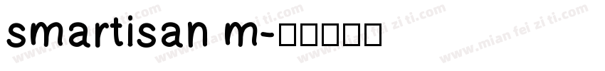 smartisan m字体转换